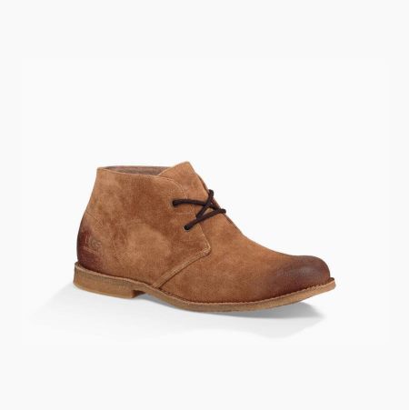 UGG Leighton WP Brown Desert Boots for Men (FXAD73592)